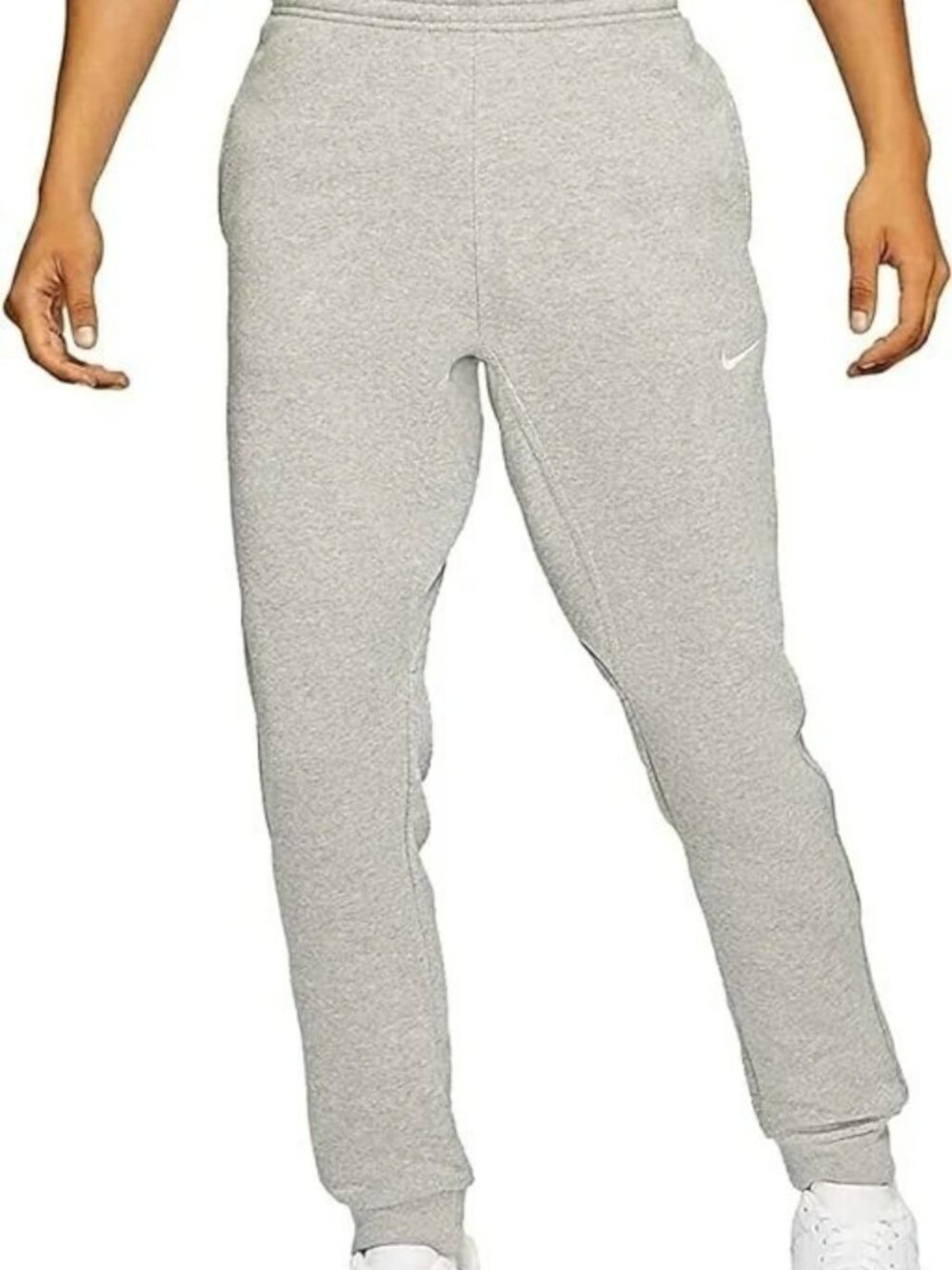 Nike Men's Club Fleece Tapered Jogger Gray, Size L